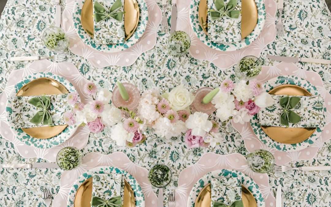 How to Set up a beautiful Spring Dinner table